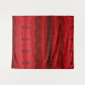 レインレッドディアンサスイカット タペストリー (正面(横))