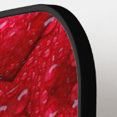 レインレッドペチュニアイカット4 ピックルボールラケット (左詳細)