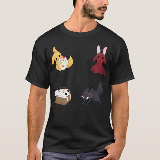 レインワールドスラグキャッツ復活祭 Tシャツ (正面)