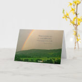 レイン感動的ボーシーンとことわざ カード (黄色い花)