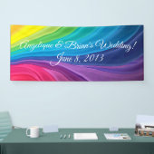 レイン結婚ボー夫婦 横断幕 (トレードショー)