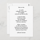 レイン・オン・ミー・バイ・スーザン・ソンネン ポストカード (正面/裏面)