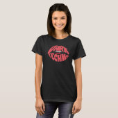 レイヴアシッドハウスキスリップダークテクノ Tシャツ (正面フル)