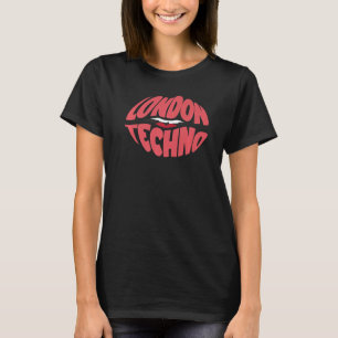 レイヴアシッドハウスキスリップロンドンテクノ Tシャツ