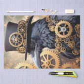 レイヴェンスチームパンクアート 薄葉紙 (クラフト)