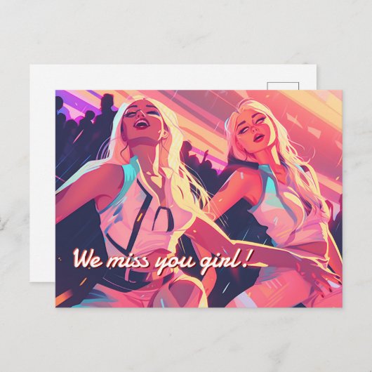 レイヴシティクラブライフ ポストカード (正面/裏面)