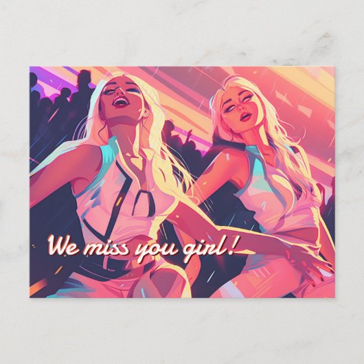 レイヴシティクラブライフ ポストカード (正面)