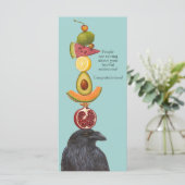 レイヴンおめでとうフラットカード (スタンド正面)