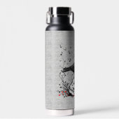 レイヴンがスカルで死の歌を歌う ウォーターボトル (正面)