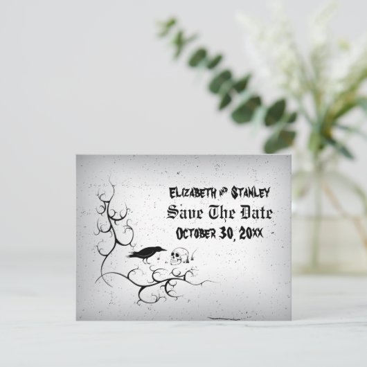 レイヴンとスカルゴシックの結婚式の日付を保存 セーブザデート (スタンド正面)