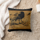 レイヴンと魔女不気味 クッション (ブランケット)