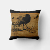 レイヴンと魔女不気味 クッション (裏面)