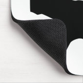 レイヴンのシルエット マウスパッド (コーナー)