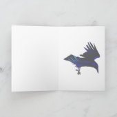 レイヴンのハロウィーンカード カード (内部)