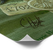 レイヴンのムーンブラックキャットクロウゴシック美術のポスター ポスター (角)