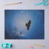 レイヴンの冬の飛行 薄葉紙 (クラフト)