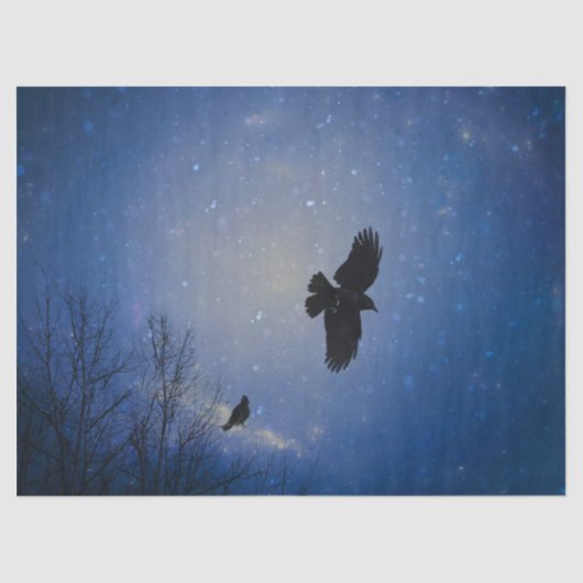 レイヴンの冬の飛行 薄葉紙 (正面)