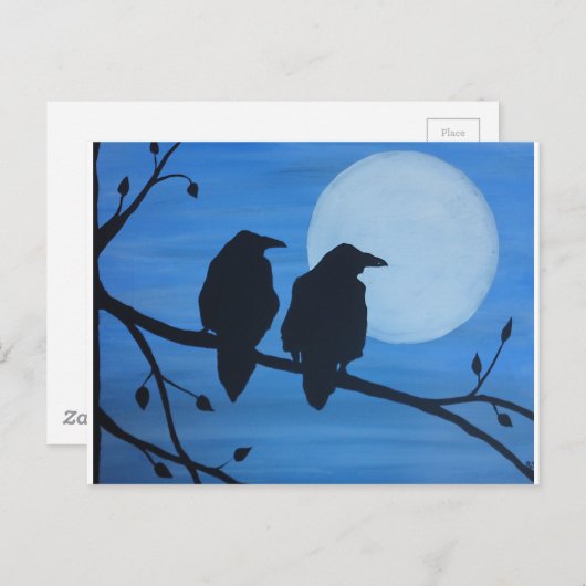 レイヴンの歩哨 ポストカード (正面/裏面)