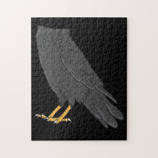 レイヴンの衣装ハロウィーンブラッククロウ簡単怠惰 ジグソーパズル (縦)