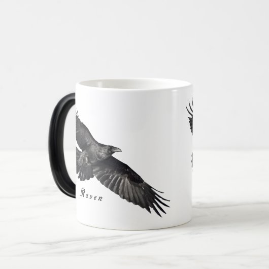 レイヴンの贈り物 モーフィングマグカップ (正面左)