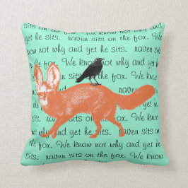 レイヴンはキツネに座る クッション