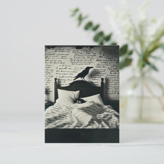 レイヴンはポーの寝付きを見守る ポストカード (スタンド正面)