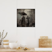 レイヴンを口にする ポスター (キッチン)