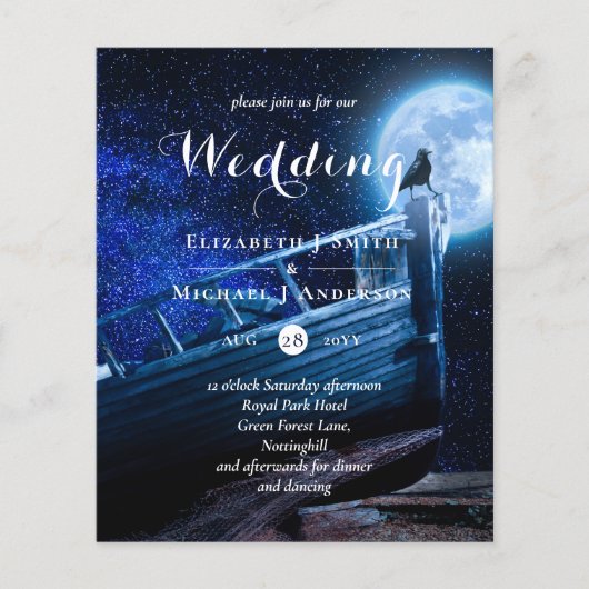 レイヴンインザムーンライトダークスカイゴシック結婚のInv (正面)