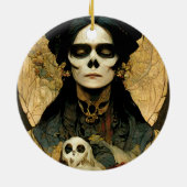 レイヴンウィッチ2ファンタジーホラーゴシックゴシック セラミックオーナメント (裏面)