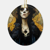 レイヴンウィッチ3ファンタジーホラーゴシックゴシック セラミックオーナメント (左)