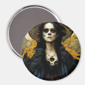 レイヴンウィッチ3ファンタジーホラーゴシックゴシック マグネット (正面/裏面)