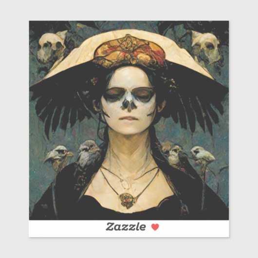 レイヴンウィッチ4ファンタジーホラーゴシックゴシック シール (シート)