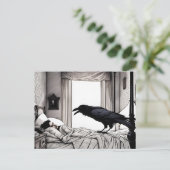 レイヴンウォッチリングスリーピングポー ポストカード (スタンド正面)