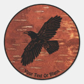 レイヴンオンインナー樺の木樹皮 ラウンドシール (正面)