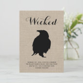 レイヴンオンバーラップハローウィンパーティ招待状 招待状 (スタンド正面)