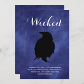 レイヴンオンパープルヘイズハロウィーン招待状 招待状 (正面/裏面)