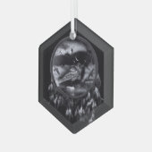 レイヴンズinドリームキャッチャー ガラスオーナメント (正面左)