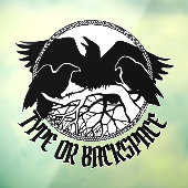 レイヴンデカールパーソナライズされたトバルアートウィンドウにしがみつく ウィンドウサイン (シート3)