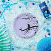 レイヴンバイリナンダラモーヴ ペーパープレート (パーティー)