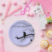 レイヴンバイリナンダラモーヴ ペーパープレート (パーティー)