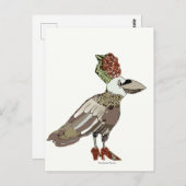 レイヴンファンシーはショシャナ・マローンの衣装を着ている ポストカード (正面/裏面)