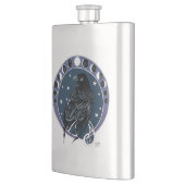 レイヴンムーンフェイズスターズブルー フラスク (左)