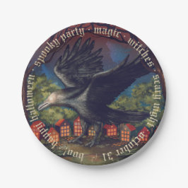 レイヴンムーンライトウィッチハロウィーンナイト ペーパープレート