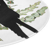 レイヴンモノグラム精霊動物ユーカリ カッティングボード (角)