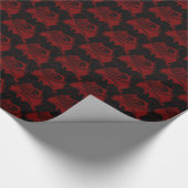 レイヴンラッピング紙スピリットアニマルレイヴン紙 ラッピングペーパー (コーナー)