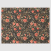 レイヴンレッドローズイバライラストレーションダークゴシック 薄葉紙 (正面)