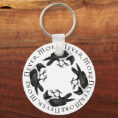 レイヴン円 キーホルダー (正面)