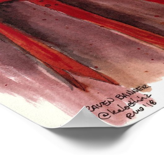 レイヴン旗 ポスター (角)