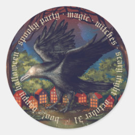 レイヴン月明かりの魔女ハロウィーンナイト ラウンドシール