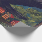 レイヴン月明かりの魔女ハロウィーンナイト ラッピングペーパー (角)